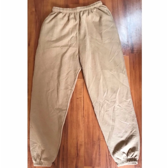 pretty little thing large cream sweat pant joggers - Picture 3 of 6
